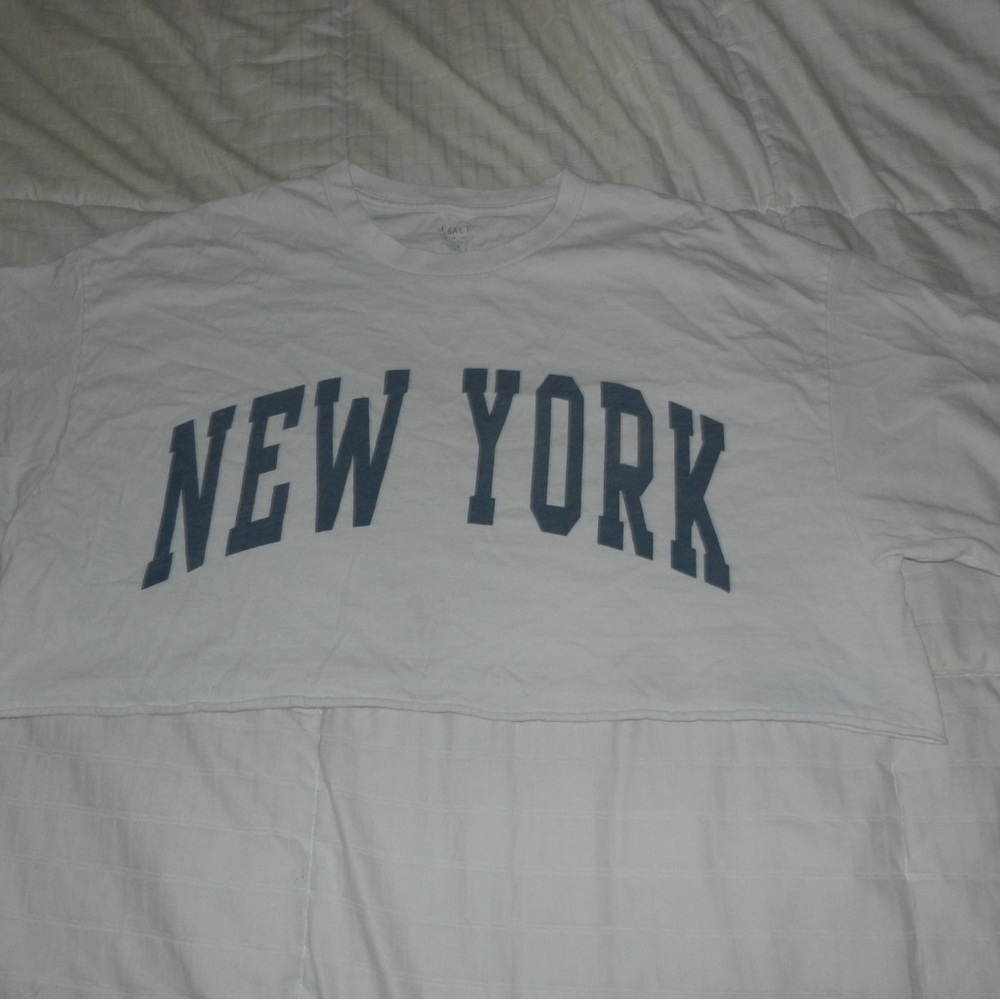 New york oversized for croptop